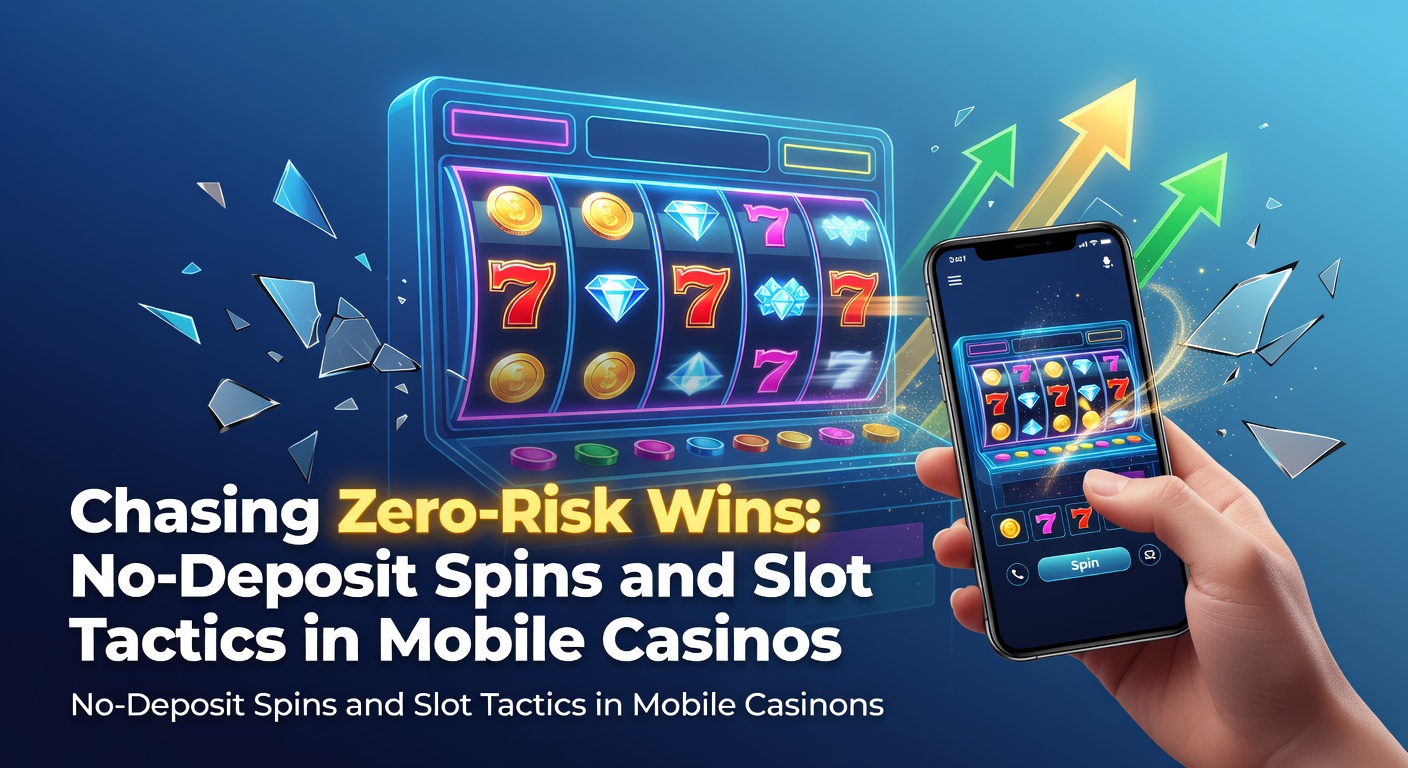 Smartphone mit Slot-Spiel und No-Deposit-Freispiel-Angebot in einem modernen Mobile Casino