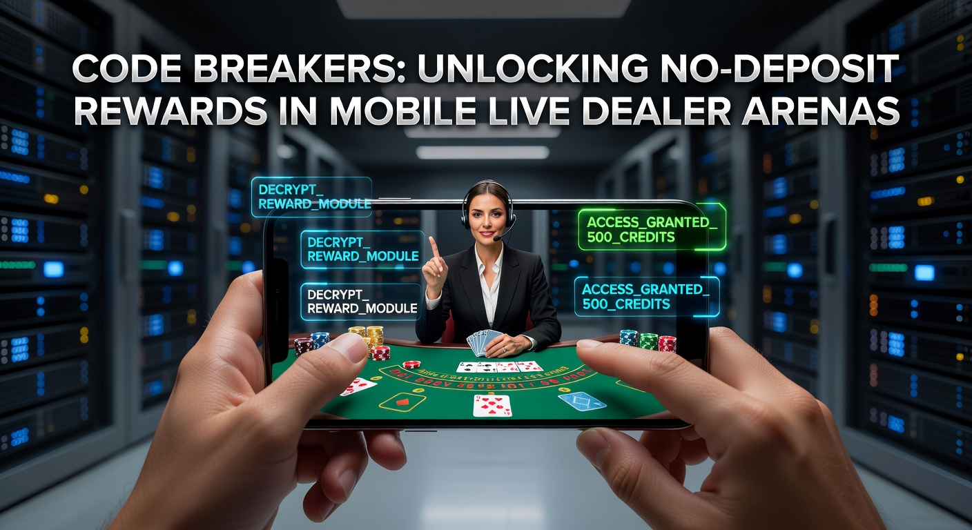 Smartphone mit Live-Dealer-Roulette-Tisch und Promo-Code-Overlay, das die Welt mobiler Casino-Belohnungen symbolisiert